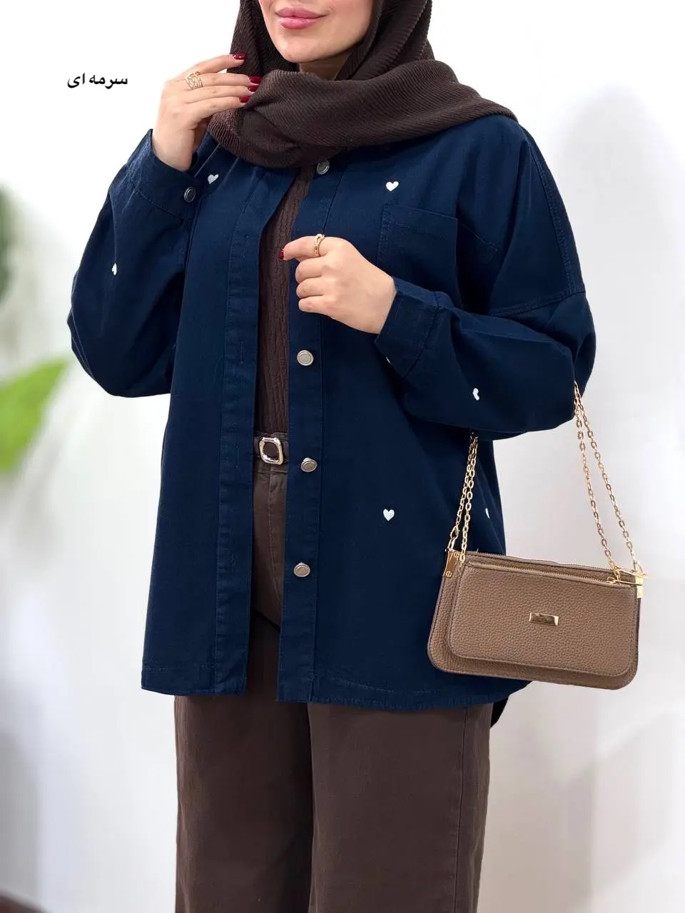 مانتو کتان گلدوزی آیسو پرنا